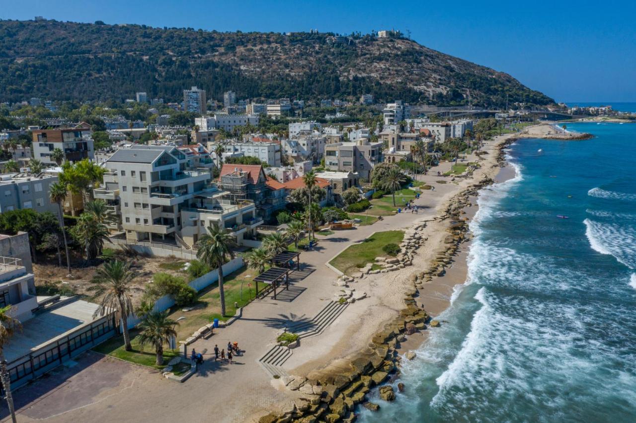 Port City Haifa - Bat Galim 25 Mtrs From The Beach & Rambam Luaran gambar