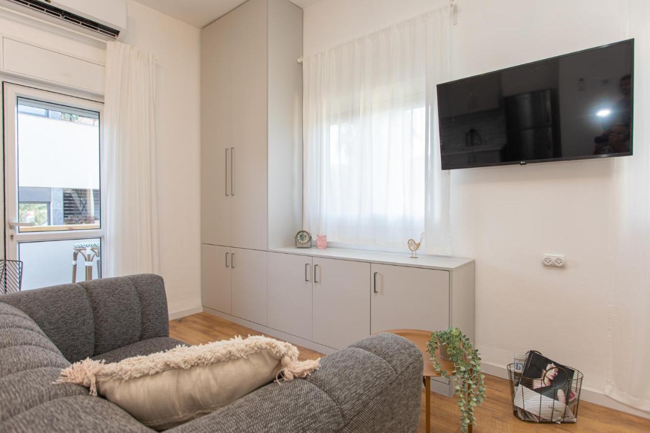 Port City Haifa - Bat Galim 25 Mtrs From The Beach & Rambam Luaran gambar