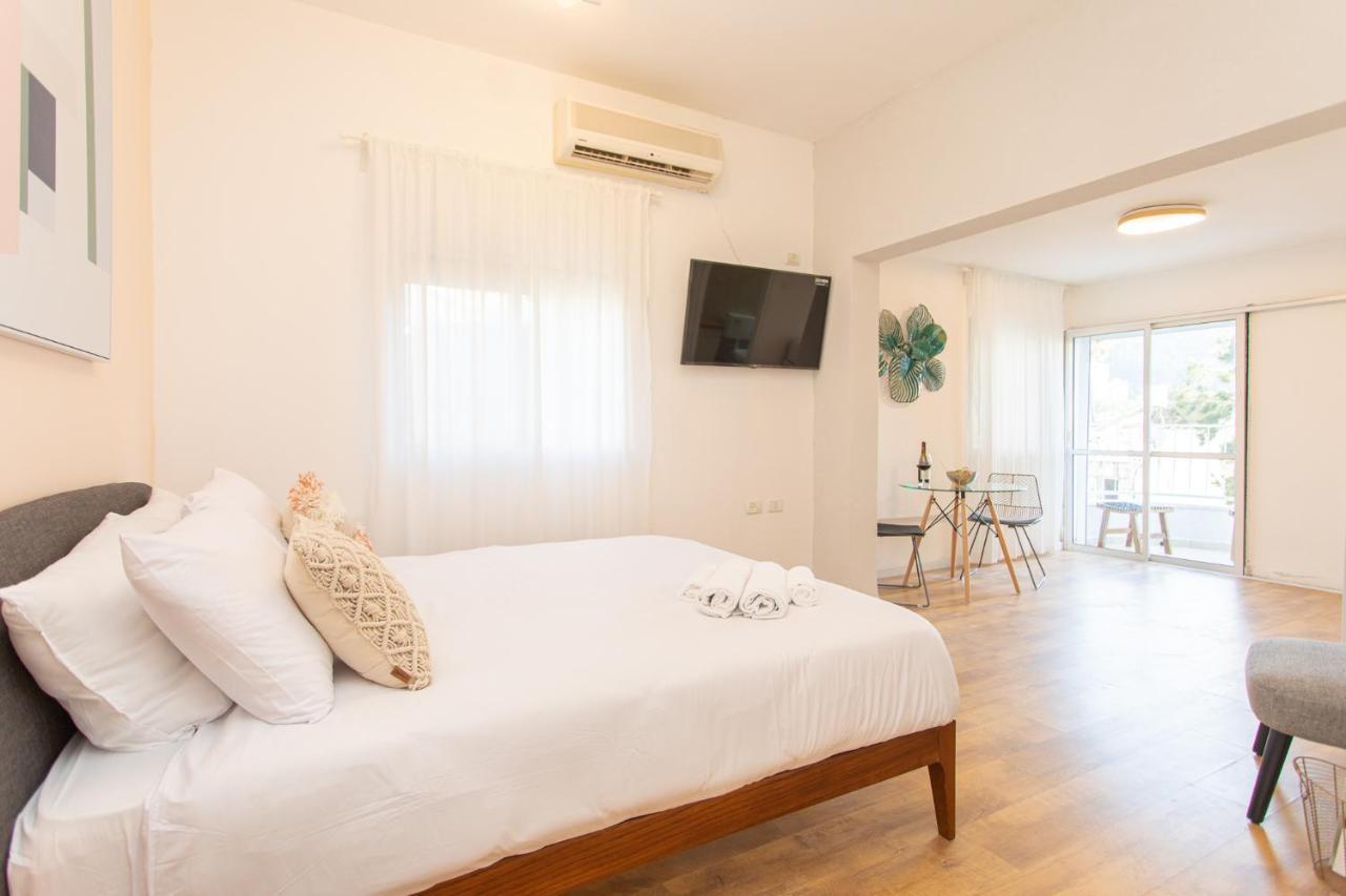 Port City Haifa - Bat Galim 25 Mtrs From The Beach & Rambam Luaran gambar